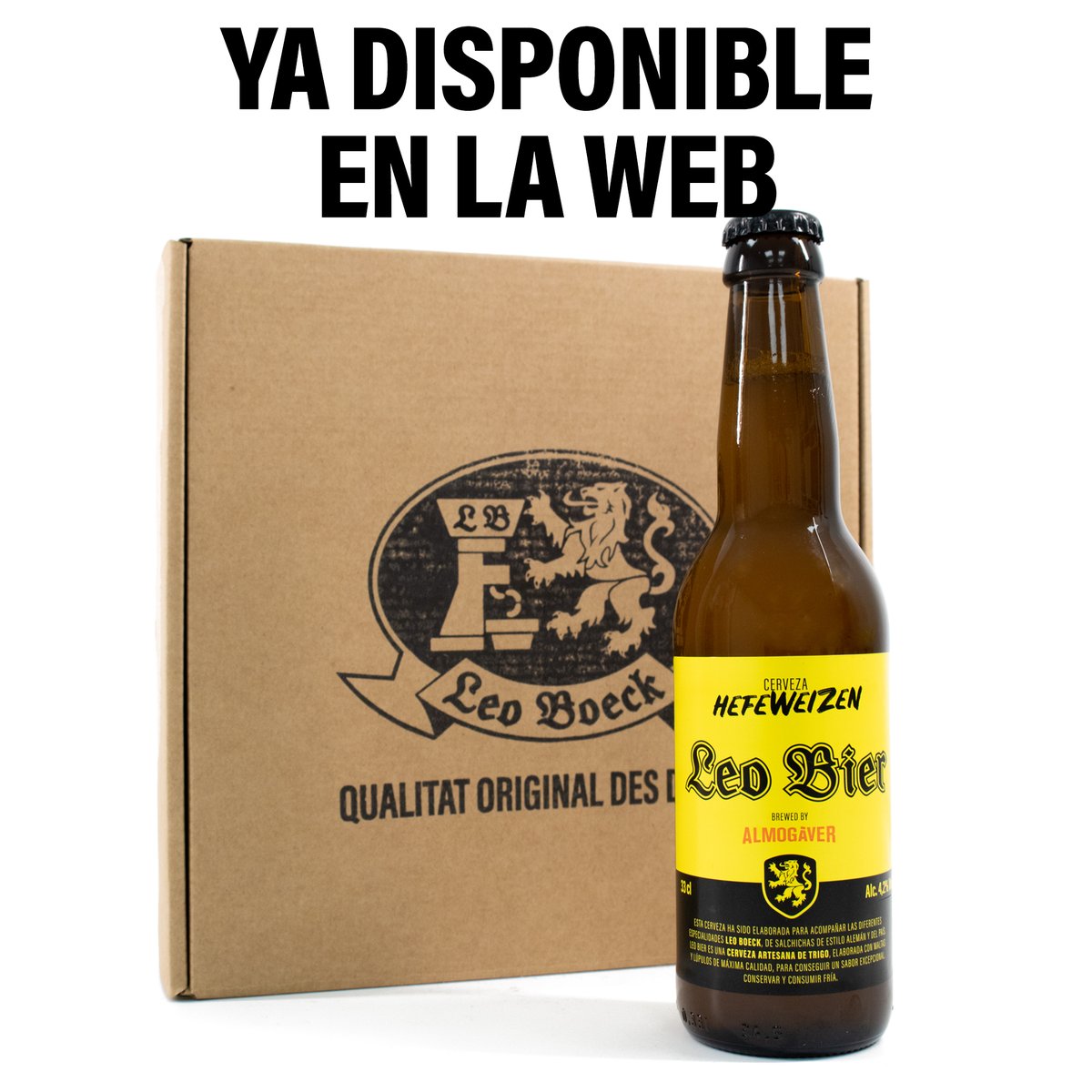 Ya tenéis disponible en nuestra página Web, nuestra cerveza Leo BIER elaborada para ser la mejor acompañante de una salchicha Leo Boeck. Se presenta en una bonita caja de 3 cervezas de 33 cl. Os dejo aquí el enlace. 
leoboeck.com/producto/cerve…