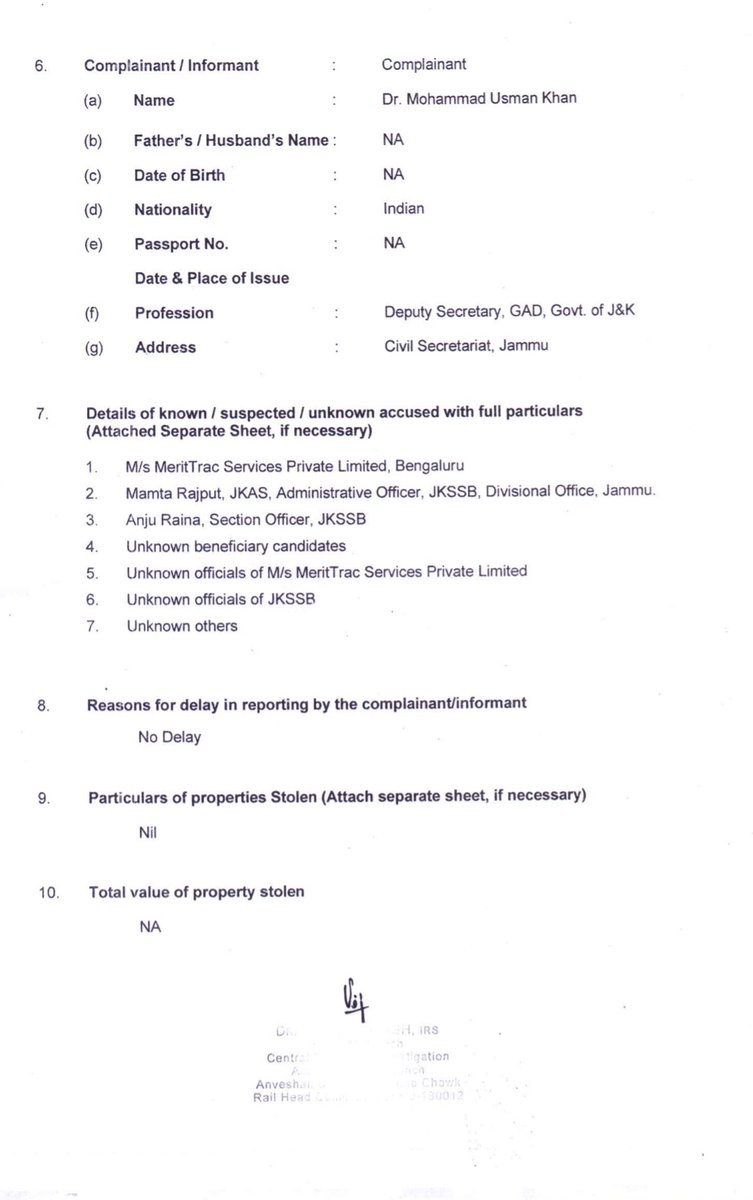 Sarfrazkamlak's tweet photo. FIR in #JEscam case it took 4 months to #CBI to lodge FIR,even after inquiry committee report.Bhai sab kuch kehne k baad hi Krna hai kya? https://t.co/aXp7rib4yF
