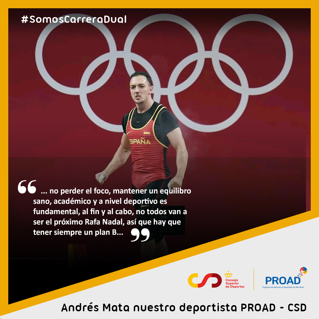 deportegob's tweet photo. "Mantener un equilibro sano académico y a nivel deportivo es fundamental. Hay que tener siempre un plan B”💪🏽

🏋️‍♂️ Conoce a @Matandrs, nuestro deportista #PROAD-CSD de halterofilia, participante en 3 Juegos Olímpicos

Lee su entrevista ▶️ https://t.co/bCeNFDpULe

#SomosCarreraDual https://t.co/GhUevicuNo
