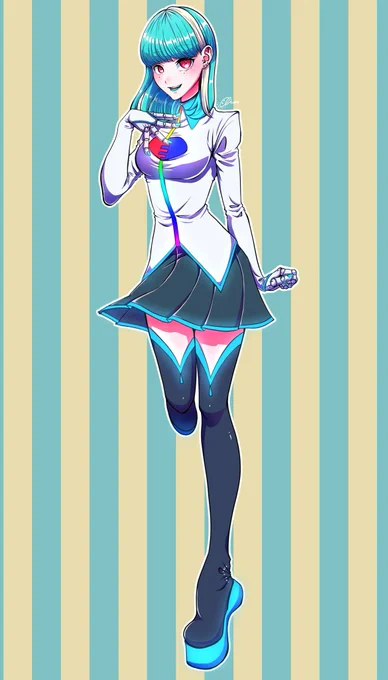 お仕事としてゆうり(  )の立ち絵描きました!可愛く描けて大満足です 
