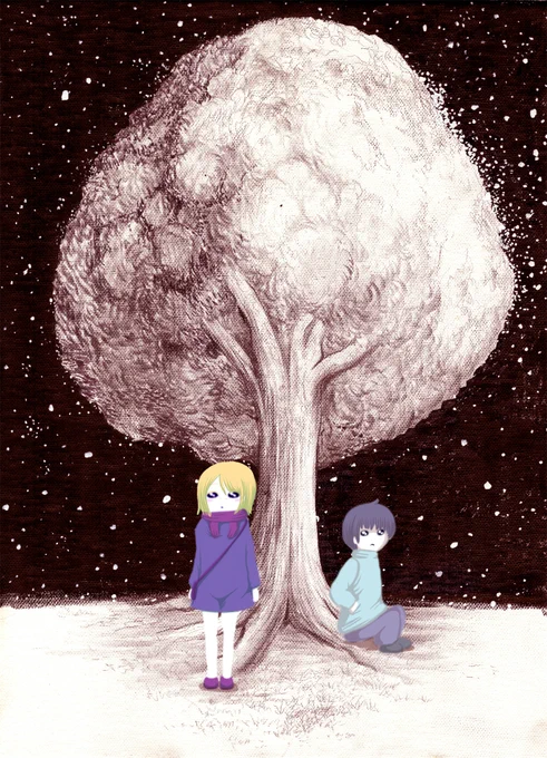 ハイスコアガールダッシュの扉絵イラストをいつもと違うテイストで描いてみたけど何か違ったのでボツにした。ということで四巻の準備を始めました! 