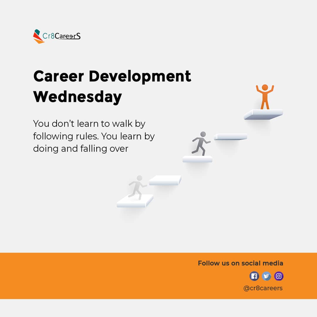 cr8careers's tweet photo. Forget the rules, and learn from first-hand experience instead. There's so much more to be gained from not knowing how to do things the 'correct' way and learning to do them your own way. #CareerDevelopmentWednesday || #Cr8Careers

#experiences #firsthandexperience #learnyourself https://t.co/tsPNGAcjYX
