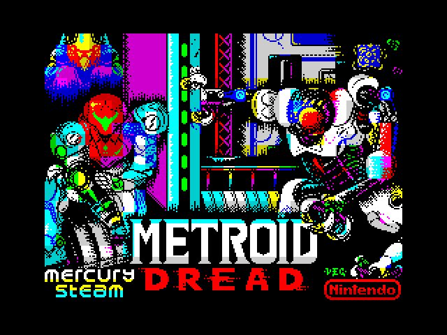 TLtwg's tweet photo. #ZXSpectrum #Art by #vectrex28 (aka - Antoine Fantys
Left- Section Z Right- Spectroid Dread
This artist surprised me with these superb pieces of work, nice detail and colour use. https://t.co/t8djj0fO47