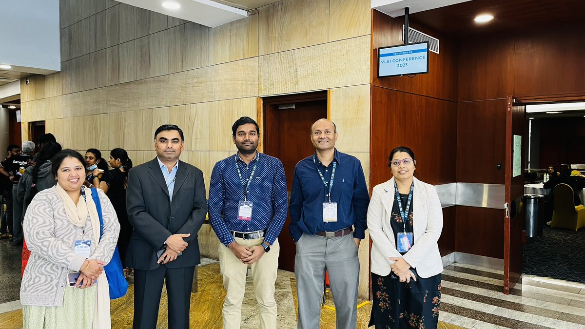 n_dhakad's tweet image. Wonderful discussion with Mr. Santosh Yachareni from AMD and Mr. Jwalant Mishra from NXP during #VLSID2023