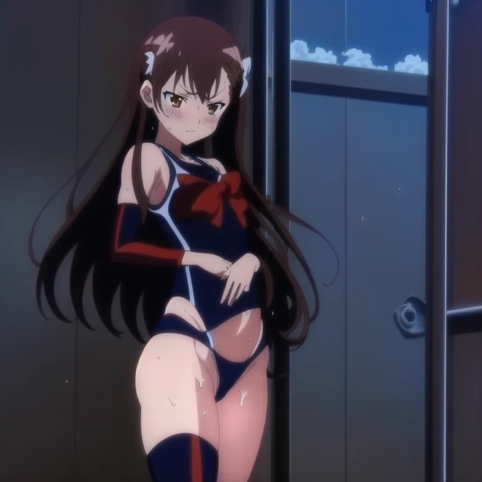 旧型スク水のスカート部分を
嫌そうな顔で捲って見せるという
極めて初歩的 かつ
ごく普通の一般性癖を
なかなか理解できないあたり
AIもまだまだだと言わざるを得ない😤 