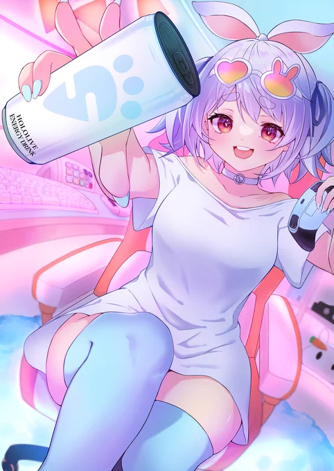 フライングだけどぺこちゃんお誕生日おめでとうぅぅぅぅ今年もいっぱいゲームしてください!!!#ぺこらーと 