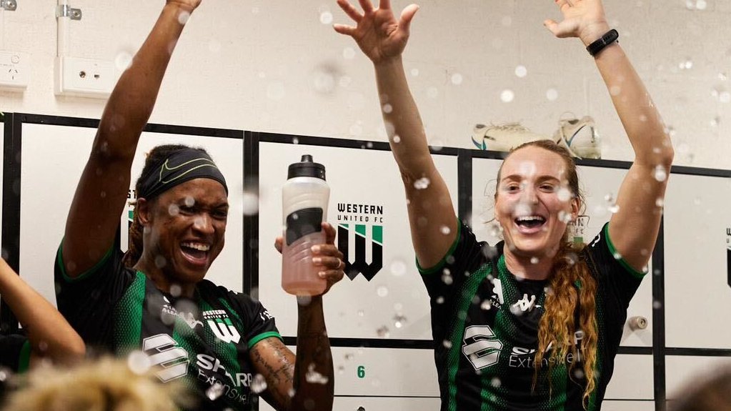 7⃣ FROM 7⃣

🔝 of the <a href="/LibFinancial/">Liberty</a> A-League

And <a href="/wufcofficial/">Western United FC</a> are only just getting started...

📰 Western's fairytale run continues: bit.ly/3QvvGvX

📸 <a href="/ByTheWhiteLine/">Rachel Bach</a> 

#WeAreALeagues