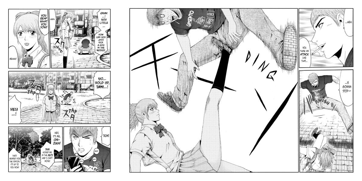 ultrajeka's tweet photo. #bullbusting #manga #comic Failed jump. Black Lagoon vol.09, Brit (2007) issue 11, GTO - Paradise Lost vol.10, Hound TPB. https://t.co/Y7WzyP2bTP