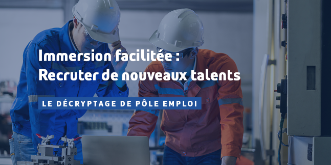 Avec l'Immersion Facilitée, @pole_emploi simplifie les démarches pour vous aider à accueillir un demandeur d'#emploi sur une courte période non-rémunérée pour lui faire découvrir votre secteur ou vos métiers.
➕ d'info 👉 plmpl.fr/c/LEWAg