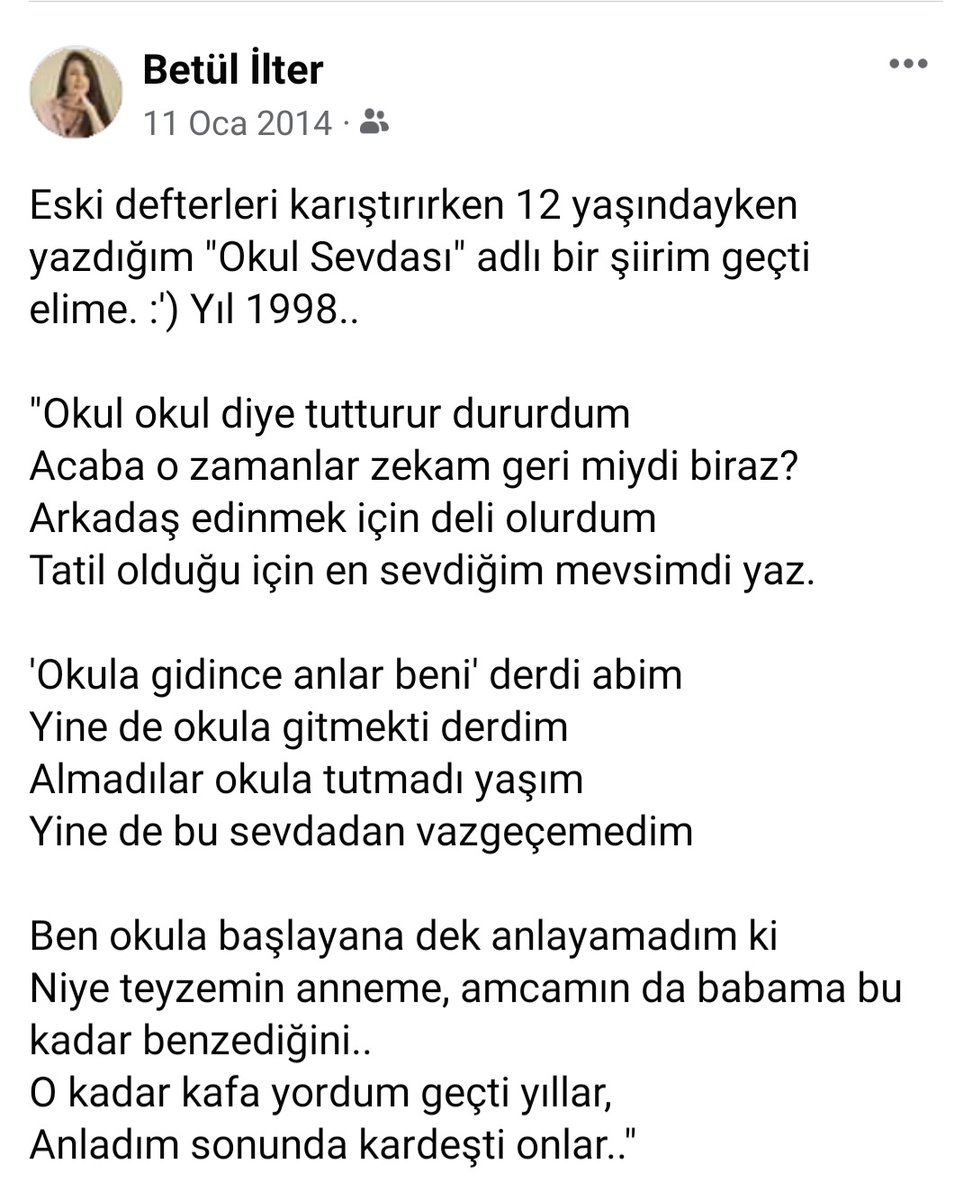 ilterillus's tweet photo. Sizleri, feysbuk tarafından şahsıma hatırlatılan şu anım ile baş başa bırakıyorum: https://t.co/WL4nOOYpHP