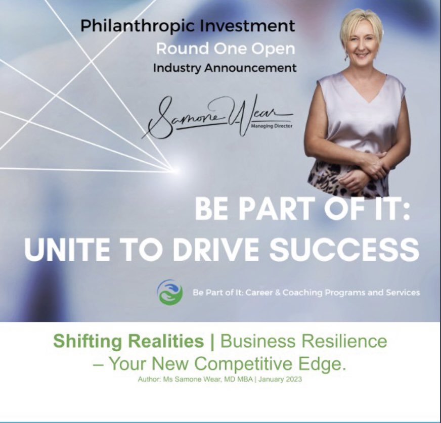 LikeaBoss_Edu's tweet photo. “Shifting Realities in Business Resilience - Your New Competative Advatage” 
Including the edu-venture bridge from Web2.0 to Web3.0.
Author: Ms Samone Wear MBA, MD https://t.co/d3xTX8I3ZH