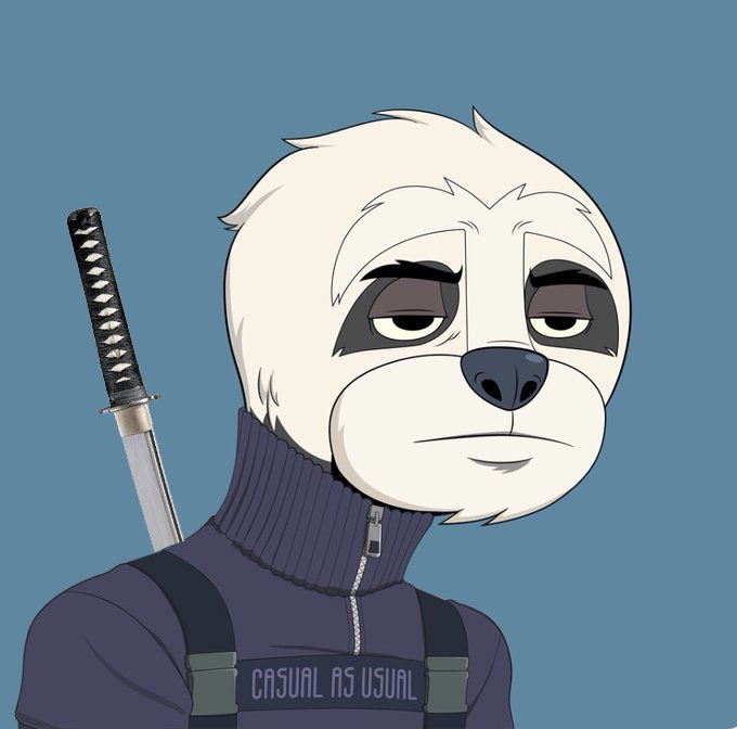 catetoshi's tweet photo. @WideWood1984 Ninja Sloth is already hunting in the shadows. @CasualSloths #casualsloths #NinjaSloth #CasualasUsual https://t.co/QKrLP1M51x