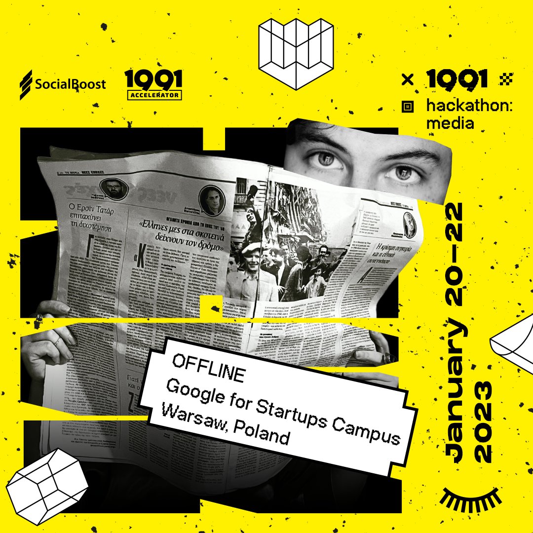 traceroute42's tweet photo. TraceRoute42 has become a partner of the 1991 Hackathon: Media brings techies together to develop #media solutions 🙌

The #hackathon will take place online and offline on January 20-22, 2023. 

More info ➡ https://t.co/WHGvxxqRHC 

#Disinformation https://t.co/ED2bET4Wbg