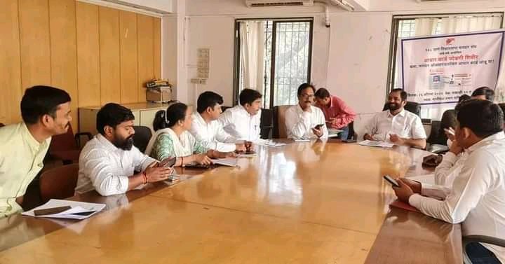 SachinShingare_'s tweet photo. BJP MLA Sanjay Kelkarji met with TMC Majiwada Manpada Ward Officers and BJP leaders to discuss issues. We also asked TMC officers to quickly resolve the issues faced by local citizens of Majiwada, Balkum, dhokali &amp; Kolshet. #mumbai #thane https://t.co/GpdOCUzJaV