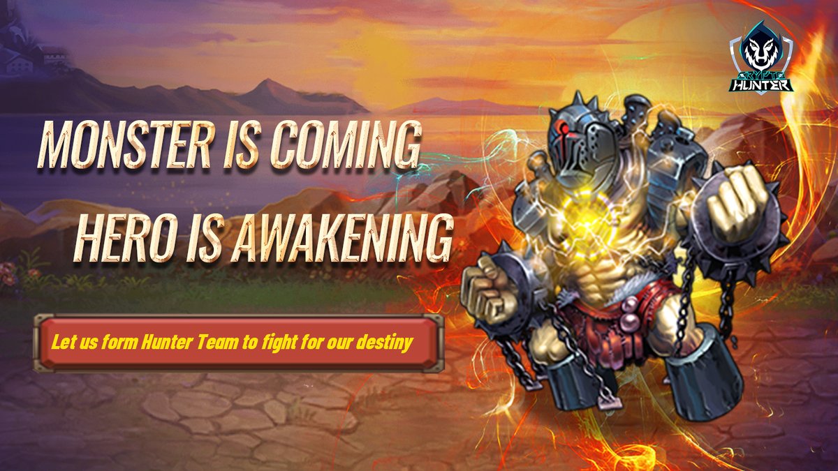 📢Great News
Crypto Hunter is a card-style RPG chain game developed based on the AITD Chain, jointly created by the YOHO blockchain technology team and well-known gamers.
😜looking forward to its launch