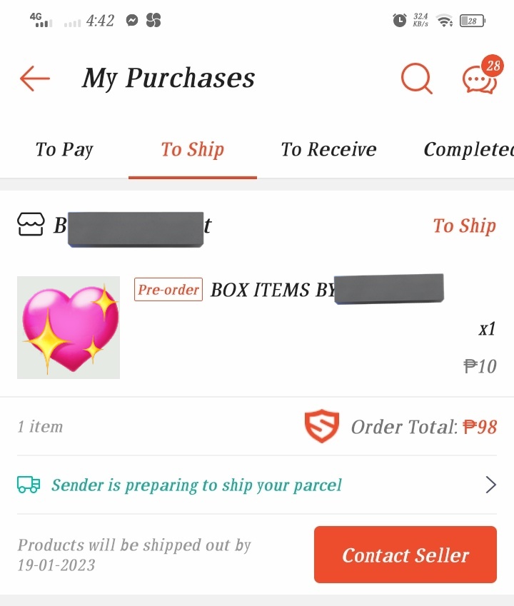 jccc0523's tweet photo. Good Afternoon po as of Jan 11/23 4:42 mga remaining items po which includes pcs and fts carvers are currently to be shipped palang ang status sa shopee, we will further update po once to receive na https://t.co/lhkOhHA4kD