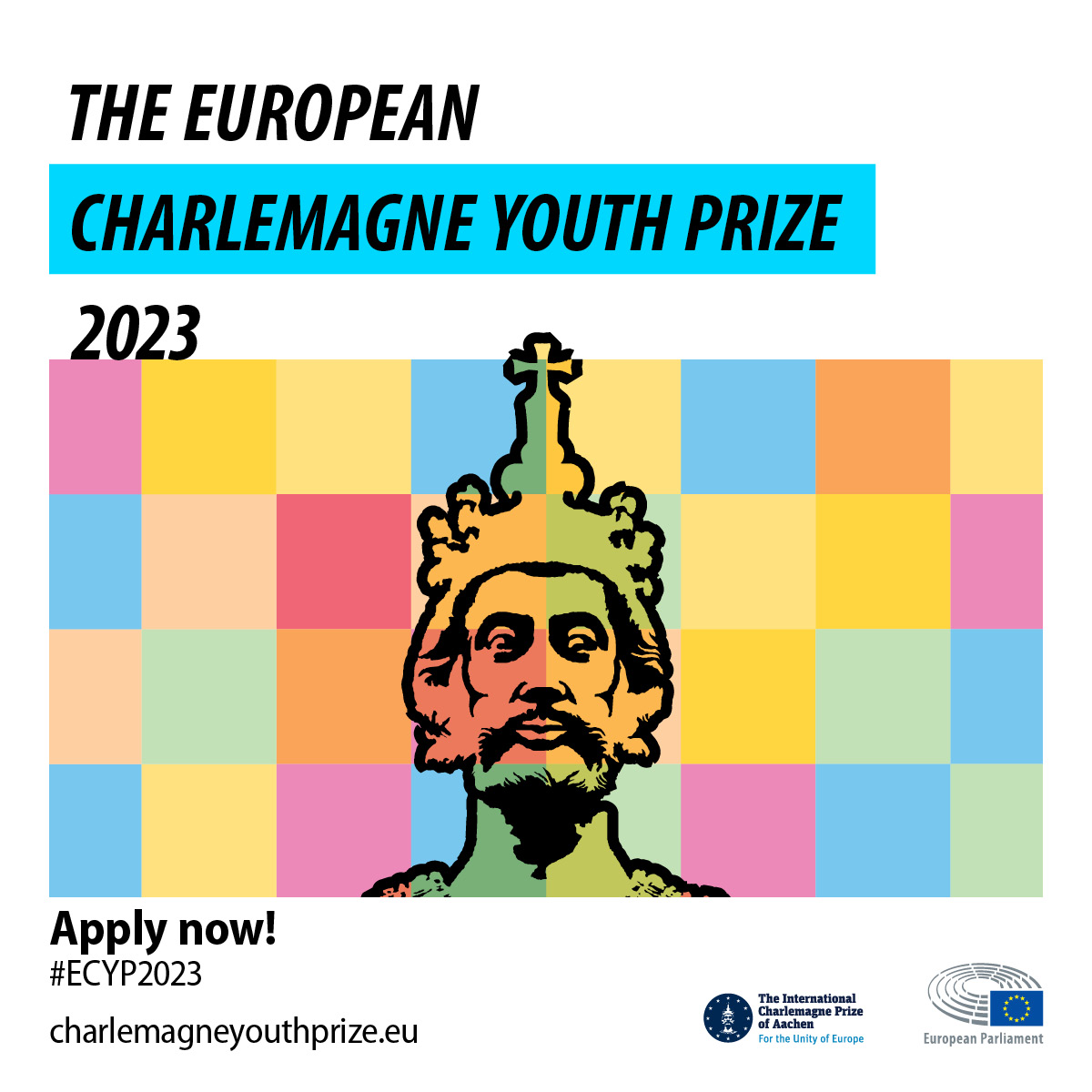 Europarl_EYE's tweet photo. 🔔 Applications for the European Charlemagne Youth Prize 2023 are now OPEN 🔔

Apply with your project and receive up to €7500! 👉https://t.co/2AMaB47mPR 

DEADLINE 🗓️ 2 February 2023 (23:59:59 CET)

#ECYP2023 https://t.co/zL6SQcgzkD