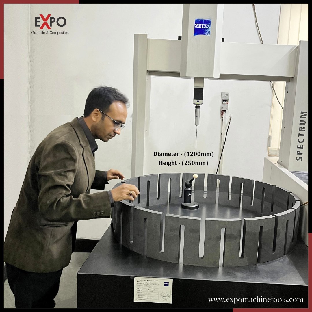expomachinetool's tweet photo. Our Director, Mr. Vaibhav Aggarwal, inspecting the 1200 mm Diameter Heating Element made from Multi- Axis Machining, which is exclusively manufactured by๐ EXPO in India.
#heatingelement #heatingelements #expomachinetools #noida #india #photooftheday #GoldenGlobes2023 https://t.co/WB4bUu3Usg