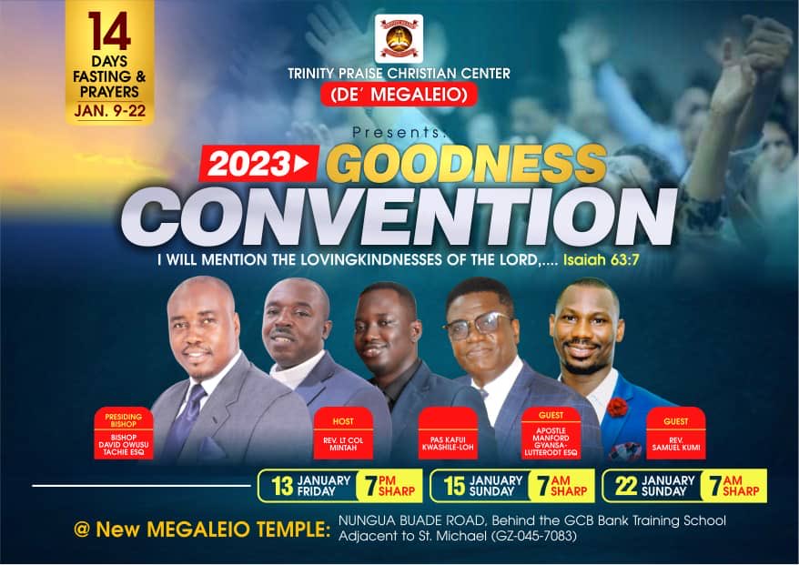 DIATPCC's tweet photo. Join us on Friday as ⁦@k_kloh⁩ ministers on day 1 of the #goodness #convention #2023 https://t.co/vMlevQvUC0