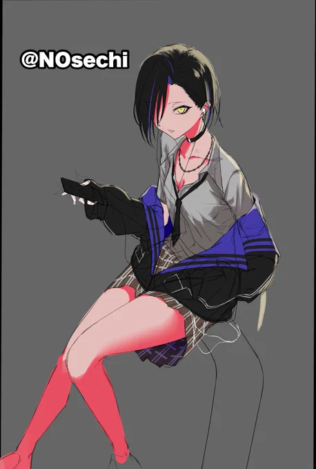 完成絵が見たすぎるボツ絵 