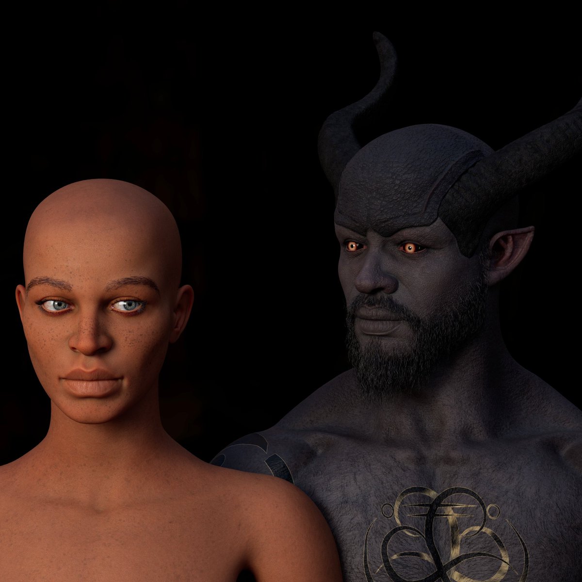 tarhyel's tweet photo. Hello #PortfolioDay I'm Tarhyel, a 3d character artist. Ready to get back to work, after a much needed break. https://t.co/Pq7kdDq79g