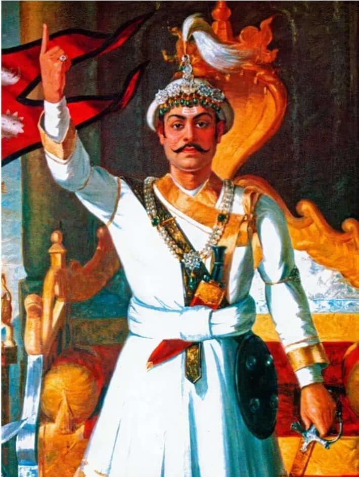 राष्ट्र निर्माता नेपाल एकीकरणका नायक श्री पृथ्वीनारायण शाह  ज्यु प्रति जन्म जयन्ती पौष २७ गते एकता दिबसको उपलक्ष्यमा सबै नेपाली जनहरुलाई शुभकामना।