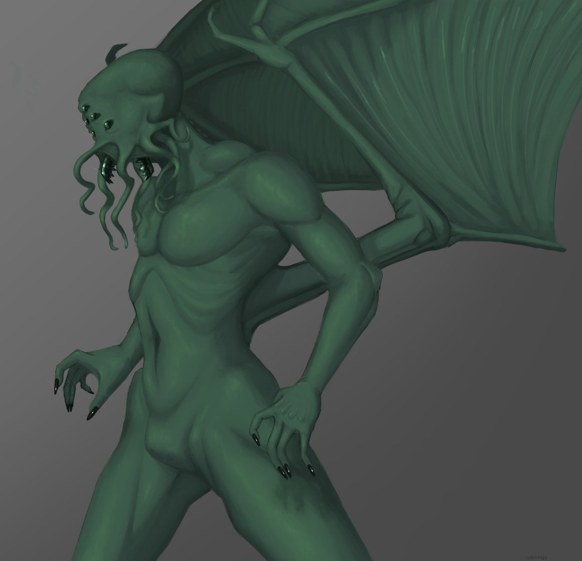 _chachimaru_'s tweet photo. Hey, 'tis #PortfolioDay
I'm Sal, your local eldritch horror artist - but to be honest, I can draw anything! (and my comms are open, wink wink)

💙💙💙 https://t.co/HEFiVX26IM