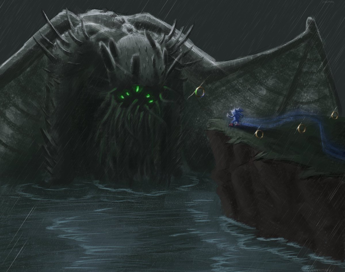 _chachimaru_'s tweet photo. Hey, 'tis #PortfolioDay
I'm Sal, your local eldritch horror artist - but to be honest, I can draw anything! (and my comms are open, wink wink)

💙💙💙 https://t.co/HEFiVX26IM