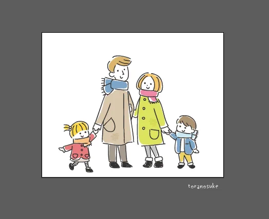 人物イラストは、とりあえず背景に街並み入れとけば売れる。

#ストックあるある 