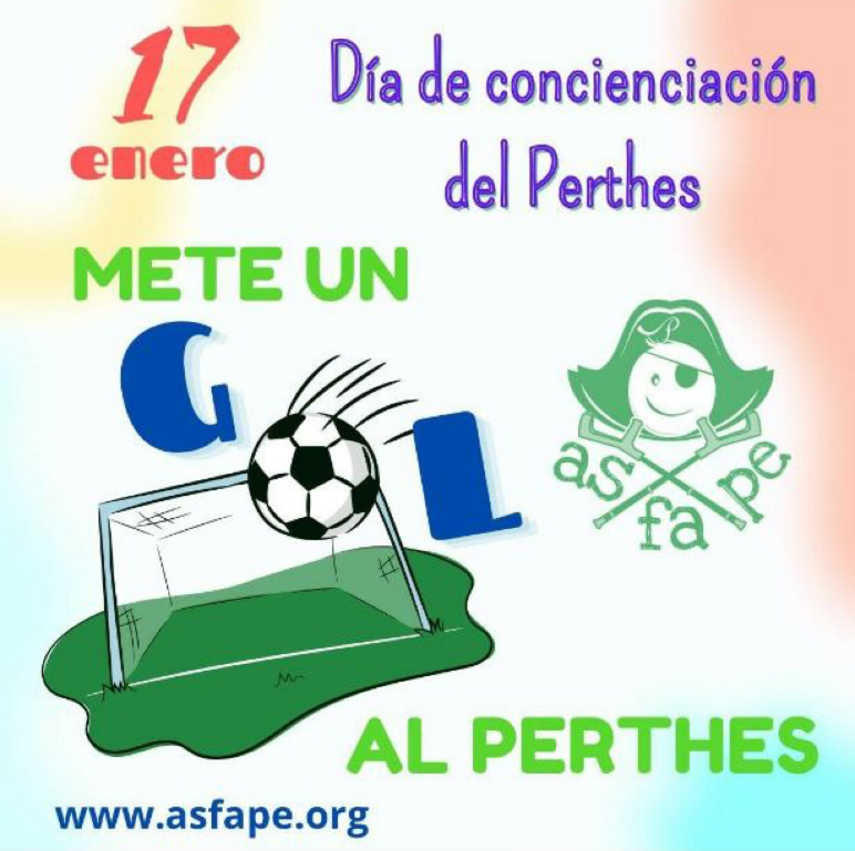 El 17 de enero celebramos el DÍA DE CONCIENCIACIÓN DE LA ENFERMEDAD DE PERTHES y este año queremos contar con el apoyo de los clubs de #futbol, ya que a la mayoría de nuestros hij@s al ser diagnosticados con la enfermedad, se les prohíbe jugar al fútbol...