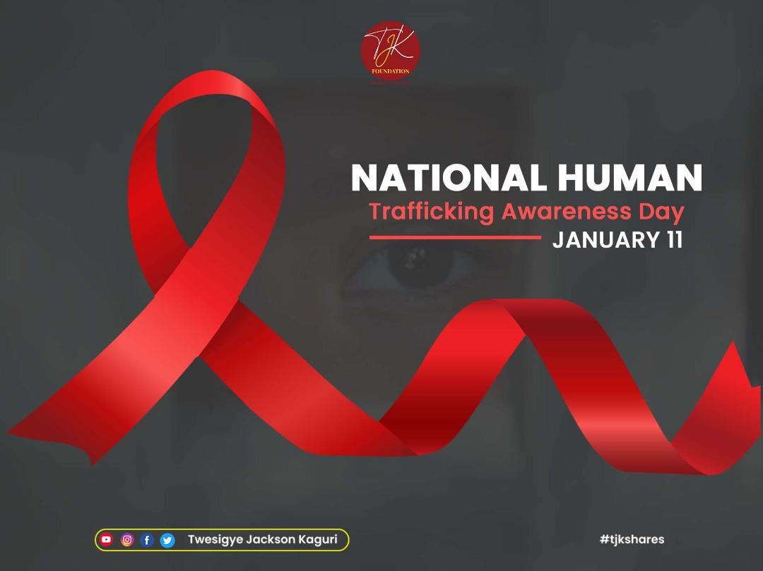 No person should ever be bought, sold, or exploited. Let us come together to raise awareness about this horrific crime and stand up for the rights and dignity of all people.

#NationalHumanTraffickingAwarenessDay #EndHumanTrafficking
@mia_uga  @AgnesIgoye