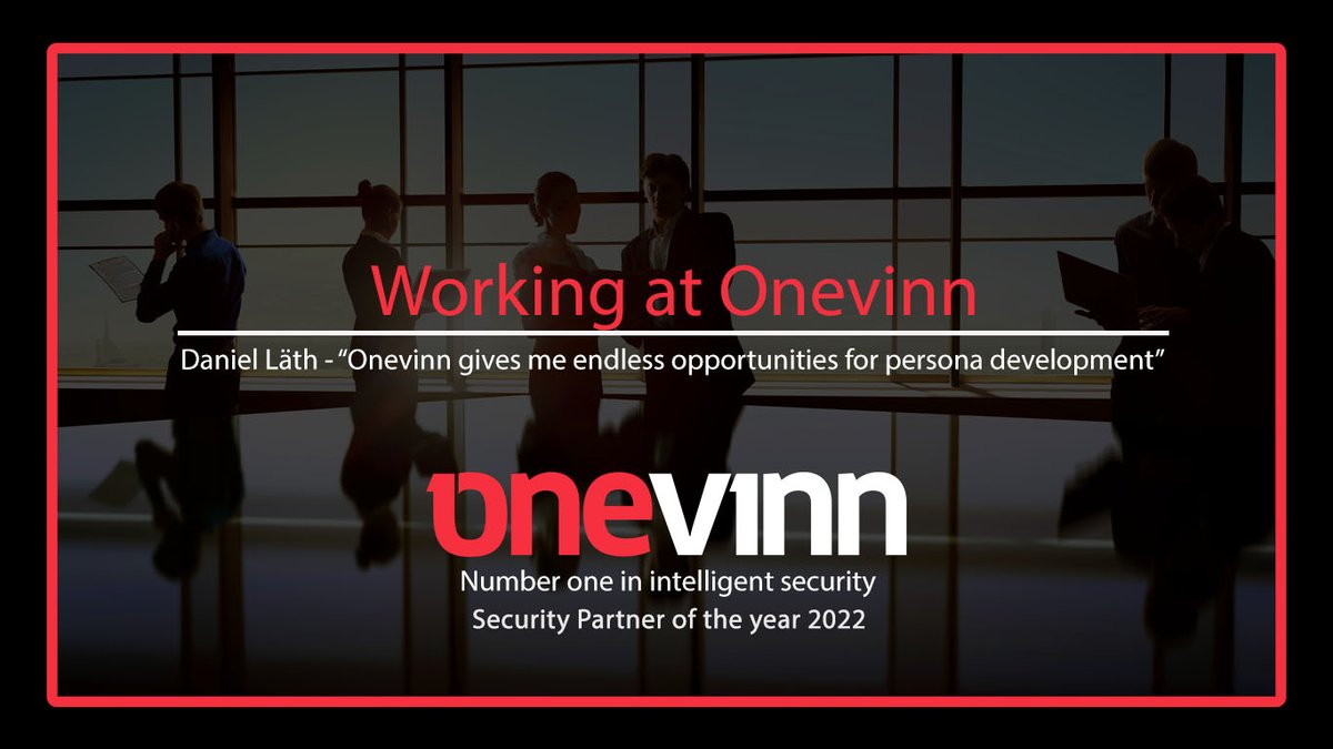 Happy new year!

We want to start this new year with a blog-post series on what it´s  like to work at Onevinn. First of we have Daniel Läth, a member of our secure client team! 
blog.onevinn.com/onevinn-gives-…
#weareonevinn #cybersecurity #onevinn #workingatonevinn