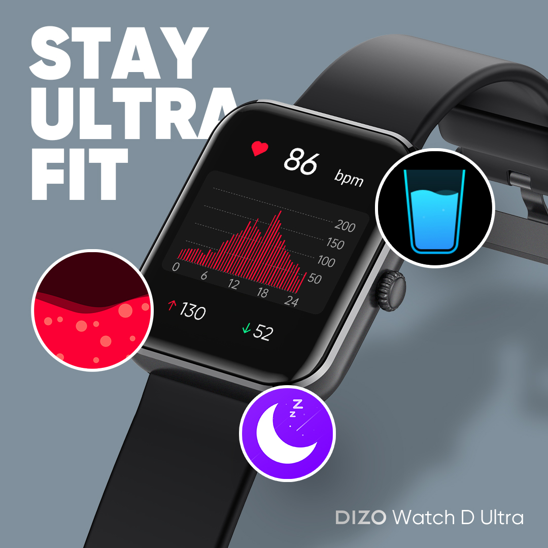 DIZOTech's tweet photo. Someone you can easily trust, the #AMOLED smartwatch - #DIZOWatchDUltra with #DIZOHealthSuite ๐and 100+ sports tracking ๐ช, going on sale in just 3 hours!
Get it at a special price of โน3,299/- at 12 PM, on @Flipkart
๐๏ธ https://t.co/GUvY98tex4
#BeDifferent #CallForSharpness https://t.co/HKWEuK2omk