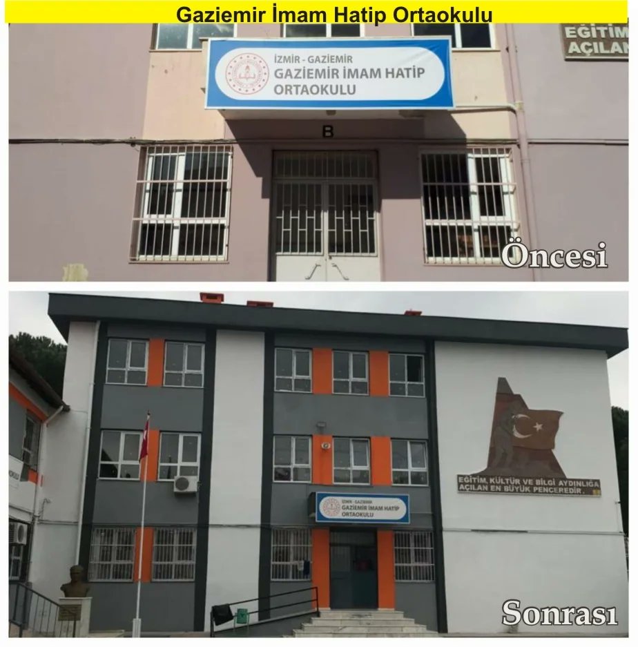gaziemir_mem's tweet photo. Gaziemir İmam Hatip Ortaokulu'nda onarım çalışmaları yapılarak okulumuzun eğitim öğretime en temiz ve hazır hale gelmesi sağlandı.@izmir_ilmem @MucahitYentur @OGNDERSE @gaziemiriho https://t.co/DIwtteK3K9