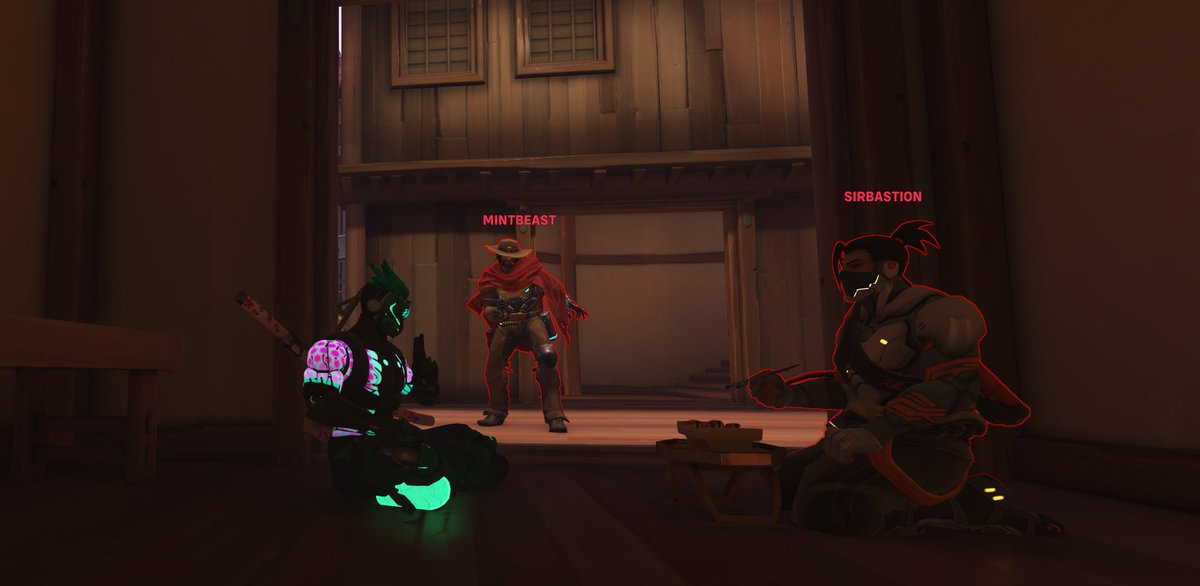 VonClaytonGames's tweet photo. This is easily one of the best screenshots I'll ever take. A Hanzo and I as Genji sit together doing an emote, then a Cassidy comes by and sees us
#overwatch2 #overwatch #screenie https://t.co/TV04IuDVws