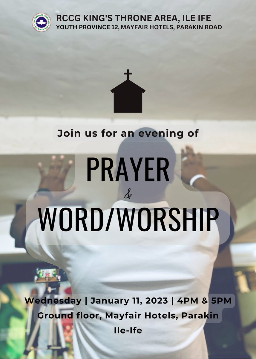 Rccgkt's tweet photo. Isn't it beautiful having a God that desires your presence? ❤️     The Almighty God is never tired of hearing your voice despite the numerous people talking to Him all at the same time. It's even more pleasant when we worship together ✨, join us today by 4pm https://t.co/SIEexyo0Th