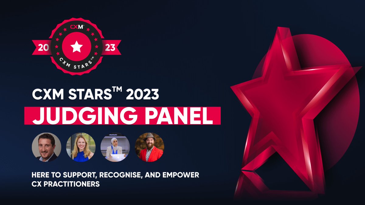 TheCXMagazine's tweet photo. CXMStars™️ 2023 is well underway, and the nomination period is almost over! So what better time to announce our esteemed judging panel.
Welcome to our judges!
You can find all the details on the link here⬇️
https://t.co/xfkheMCd2Z
#cxmstars #Judges #cxinfluence https://t.co/hmYPLhHbZs