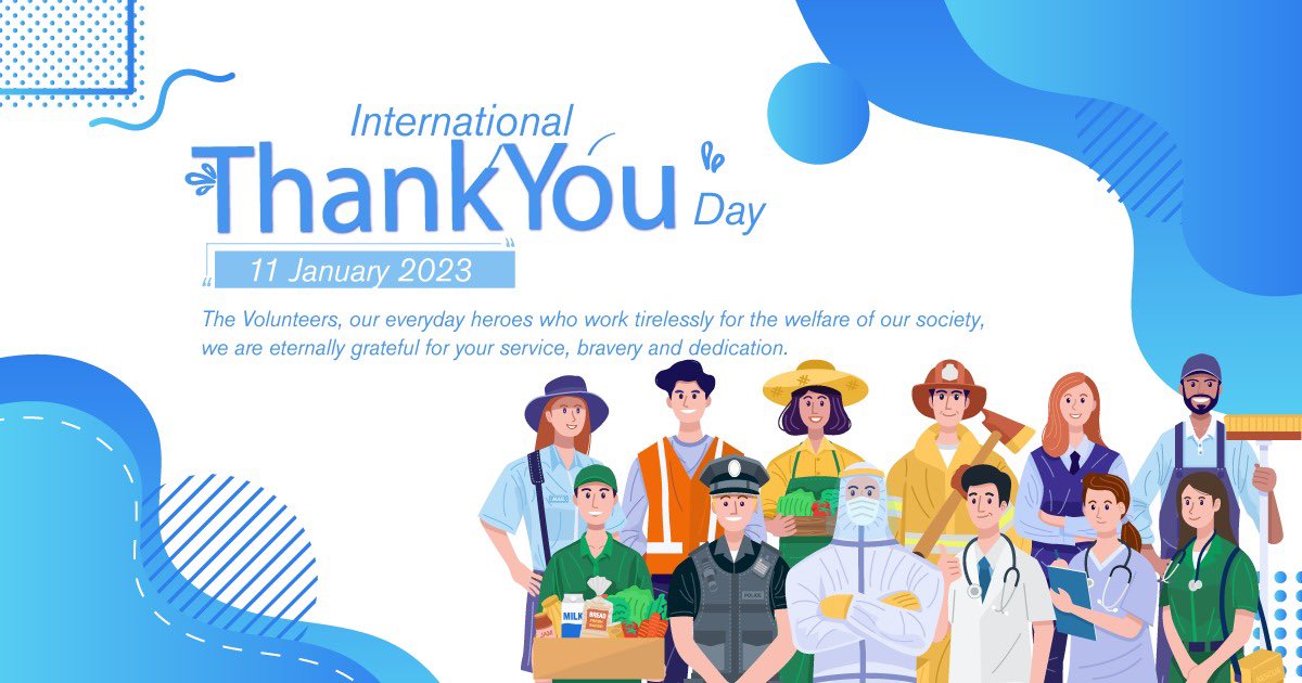 DSSNewsUpdates's tweet photo. Let's take today as an opportunity to appreciate all that we have, the people who support us, and most importantly for the life that the Almighty has given us.
Let gratitude be our attitude.
#InternationalThankYouDay https://t.co/2q2FBZgE15