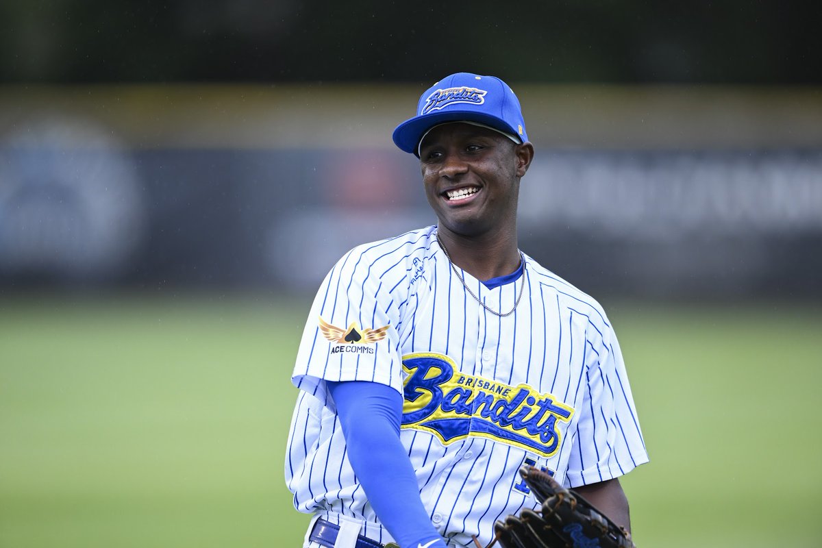 BrisbaneBandits's tweet photo. Thank you Tyler Tolbert!!

This week we said goodbye to Bandits centre fielder and fan favourite Tyler Tolbert. We would like to congratulate Tyler on his invitation to Kansas City Royals spring training. 

The Brisbane Bandits wish him all the best for the future. https://t.co/lEUEElooLr