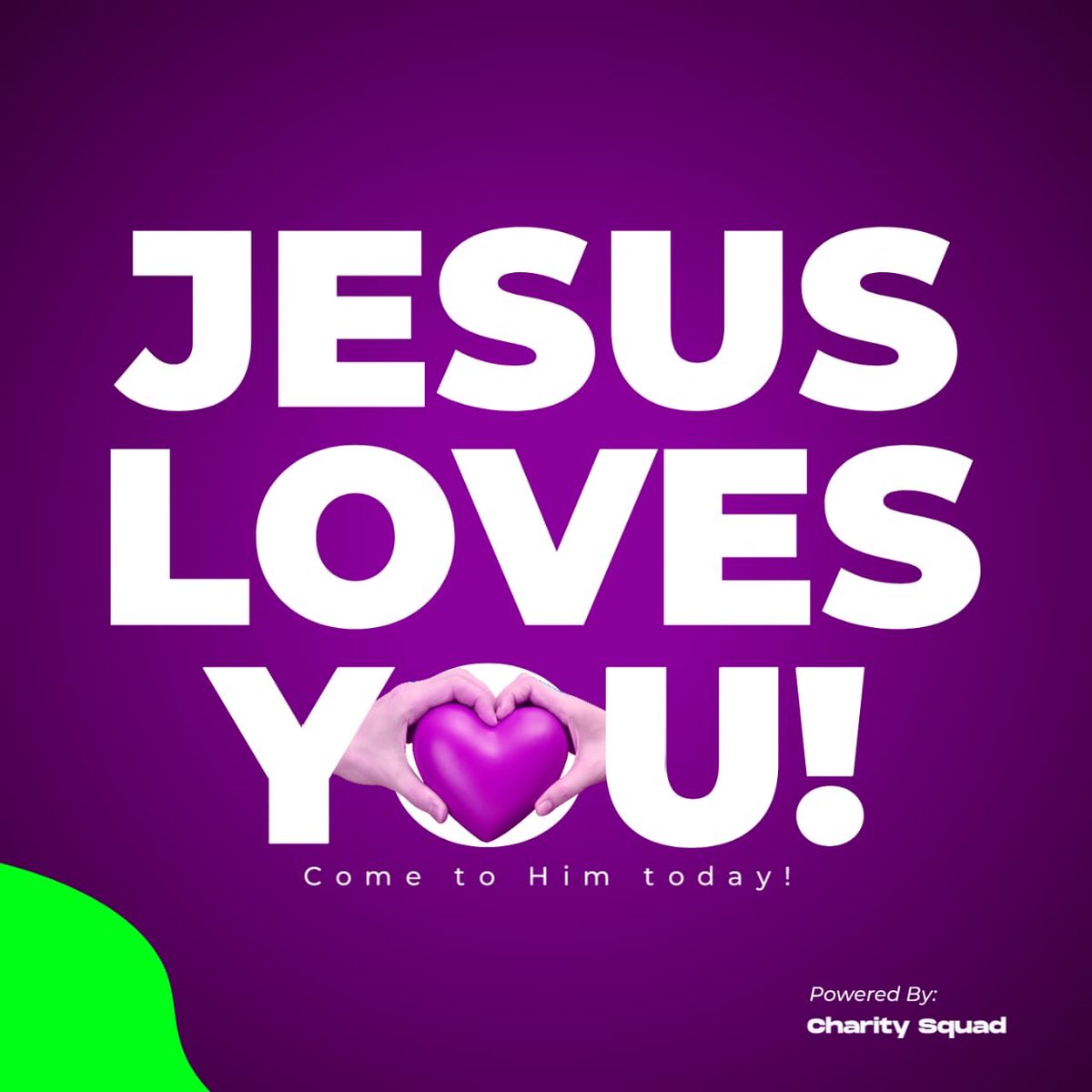 Eddyomena's tweet photo. Come to Jesus today🤗 #CharitySquad #JesusLovesYou https://t.co/VB6NENoFSV