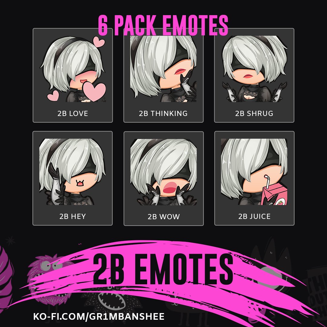 GrimBanshee's tweet photo. There's no better time to push hard than now! 2023's going to be an explosive year! 🔥🔥🔥

I've opened up my Ko-Fi shop and I'm adding emote packs and other digital assets, check it out here: https://t.co/qLi85q91et

#Kofi #emotes #shop https://t.co/KaZv4XR4BW