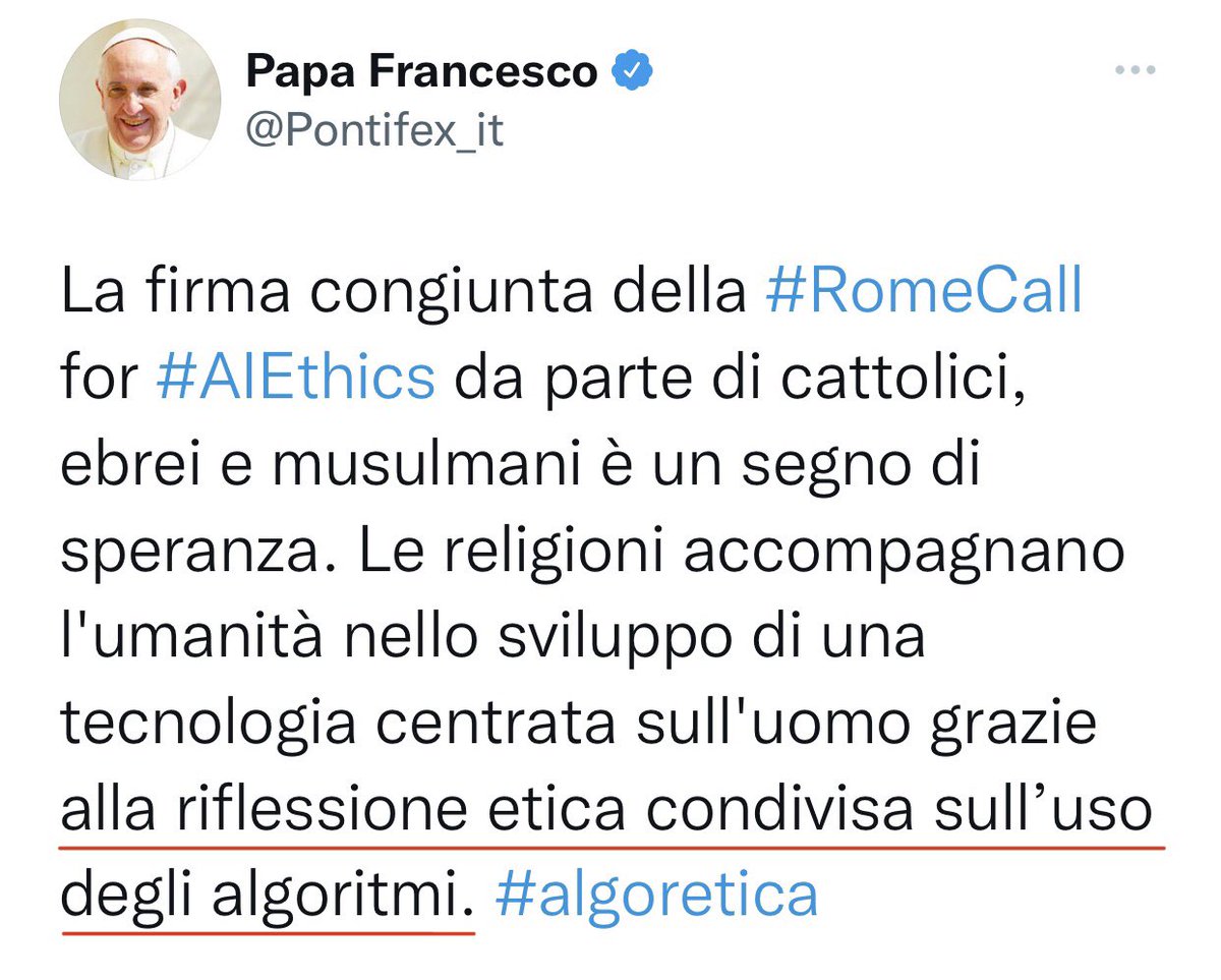 CathVoicesITA's tweet image. Differenze che fanno la differenza…

#comunicazione #algoretica #algoritmi #laltrastoria