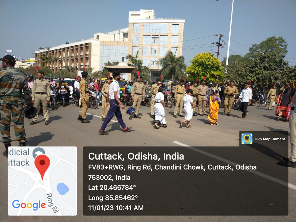 OneODArtyBtyNCC's tweet photo. #AidToCivilAuthorities Upon request from #ZillaParisad Cuttack Cadets of #StewartScienceCollege under #1ODArtyBtyNCC effectively controlled traffic during #WorldCupTrophy rally on its welcome to
#SilverCityCuttack @HQ_DG_NCC @gpsingh3para @utkalpride @kalinga_sagar @CuttackDM https://t.co/aD0KekVBoi