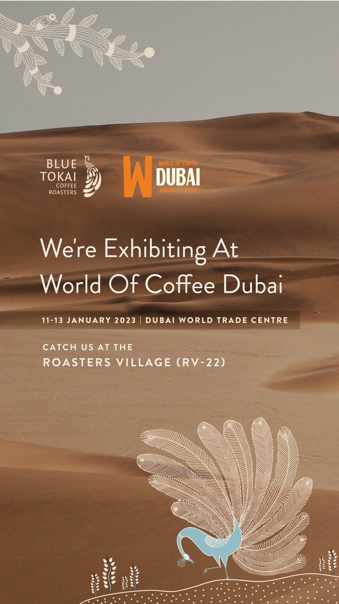 We're representing #IndianSpecialtyCoffee in #Dubai! Find us at #WorldofCoffeeDubai where we'll be doing tastings of some of our finest, highest-scoring #coffees Catch us at the @DWTCOfficial, Za’abeel Halls 5&6, Roasters Village (RV-22). See you! #specialtycoffee