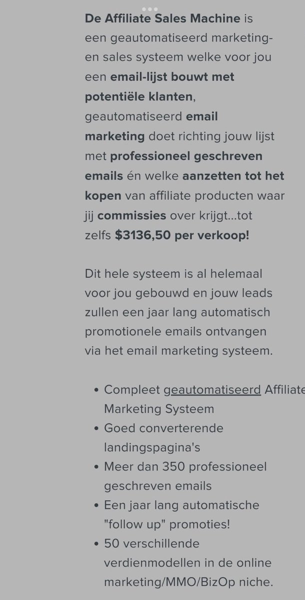 AccessoriesT's tweet photo. Voor iedereen die maar voor €248.50 €100-3136,50 wilt maken per keer 
https://t.co/FOhJ0YwovB
#LLDL #Matrix #moneyslaves #MONEY #machine #Software #AffiliateMarketing https://t.co/T7bxZTkO7O