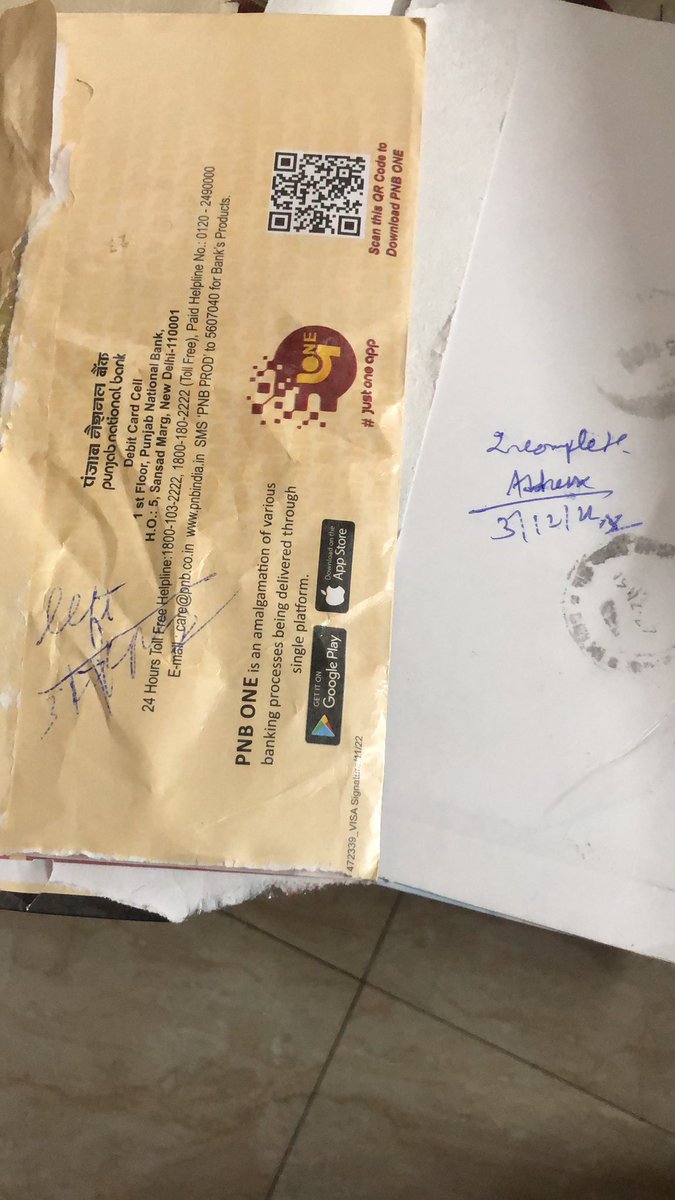 Nitpreet1's tweet photo. @IndiaPostOffice  My area postman is not delivering any letter , important bank documents, atm cards .he just write incomplete addresses on Atm card and return ,on other bank atm card he write left and told bank that no person lives on this adress https://t.co/CsqZ1NFFwm