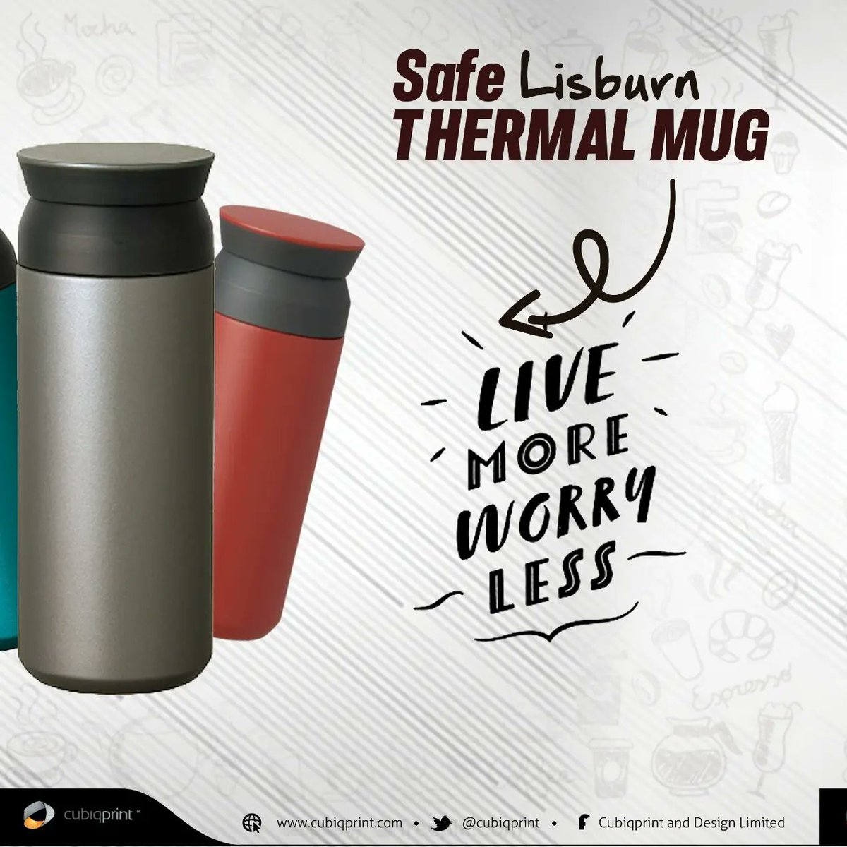 Make those morning coffee runs a breeze by getting any these #Thermalmugs from our extensive selection

Call us on 0204400188 or email info@cubiqprint.com to order

#thermalinsulation #thermalmugs #promotionalitems #promotionalproducts #cubiqpromo #thermalflasks #promotionalgifts