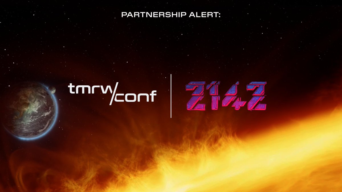 [PARTNERSHIP ALERT] Tomorrow Conference x <a href="/2142_ad/">2142</a> 

We are pleased to create the future together!

We appreciate your support in building an innovative path and opening the door to new opportunities at #TMRWconf #Dubai 2023!🙏🏻