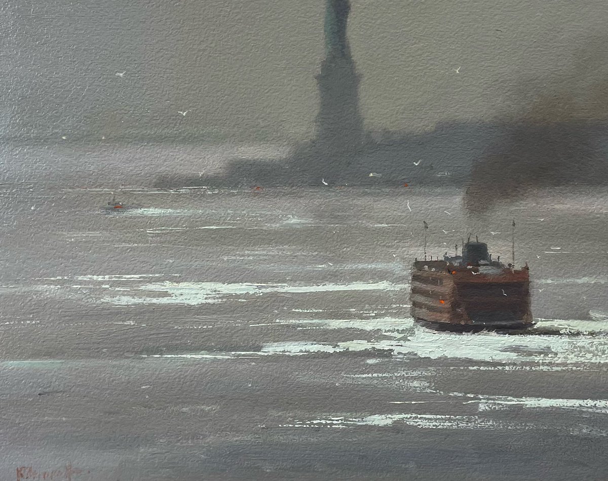 ‘Staten Island Ferry’
New York City
8” x 10”
Oil on board

Now Available on my Website! 

£950

michaeljohnashcroft.com 

#statenisland #statenislandferry #nyc #nycart #oilpainting #internationalartist #artist