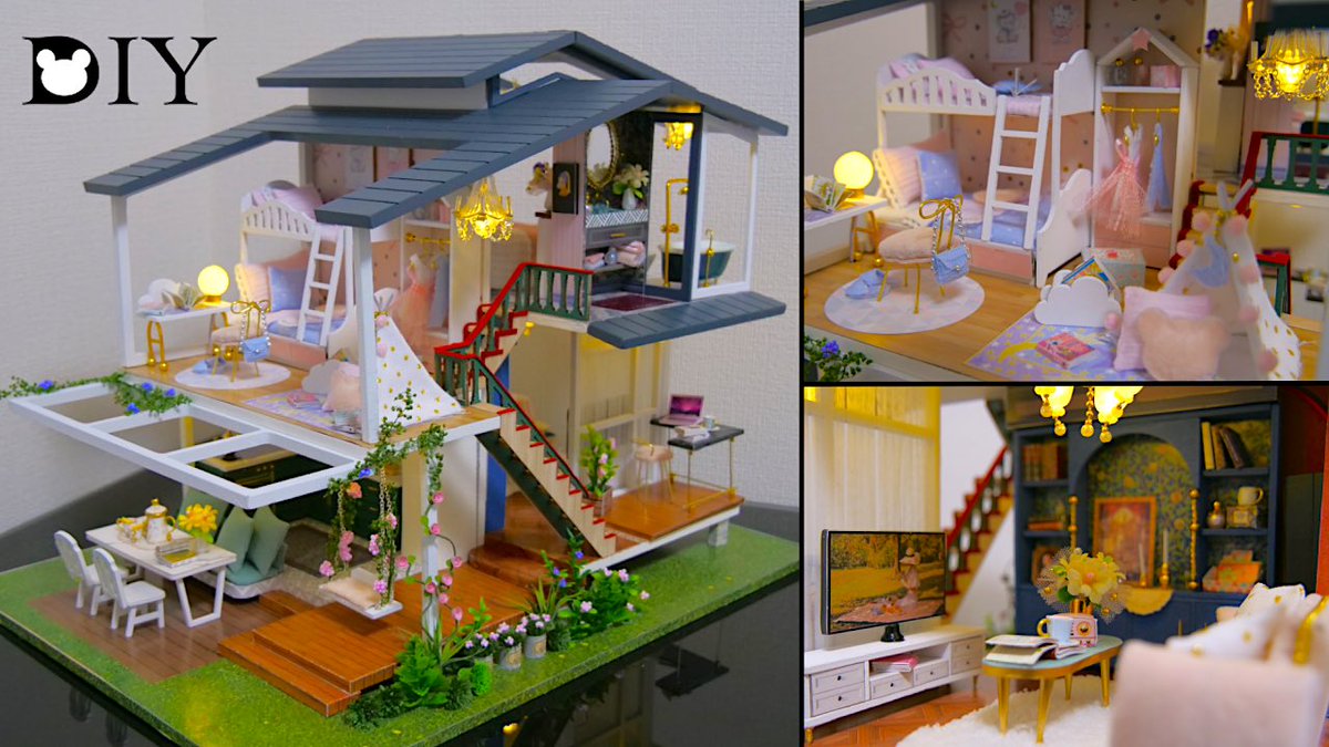 rimorimo_marimo's tweet photo. ミニチュアハウス「Monet Garden」つくりました
#diy #miniature #dollhouse #miniaturehouse #miniaturedollhouse #cuteroom https://t.co/a87zC84jed